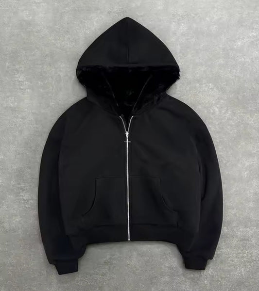 Hoodie „Black fur”