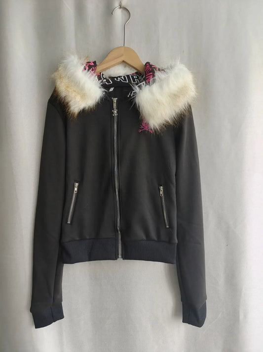 Skull Fur Hoodie