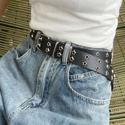 Y2K Star Rivet Belts
