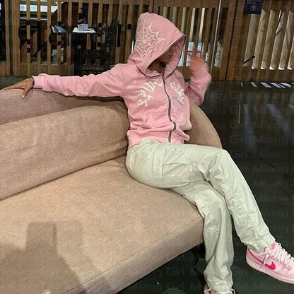 Spider Oversized Hoodie